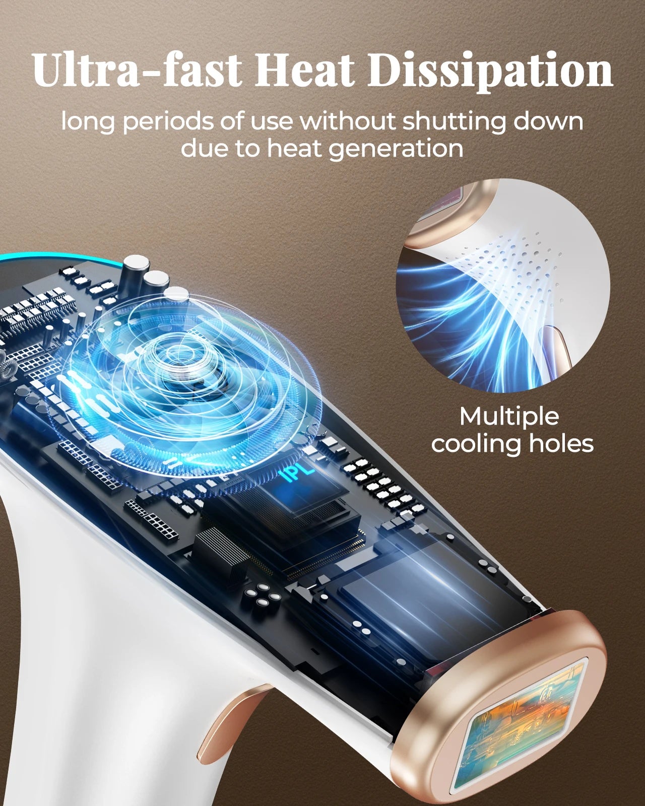JOOYEE IPL Hair Removal Device Laser Painless at Home
