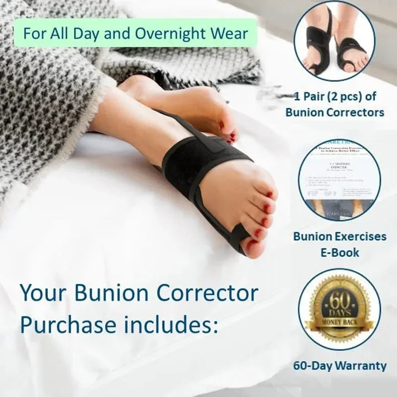 Orthopedic Bunion Splint Corrector Big Toe Separator Pain Relief