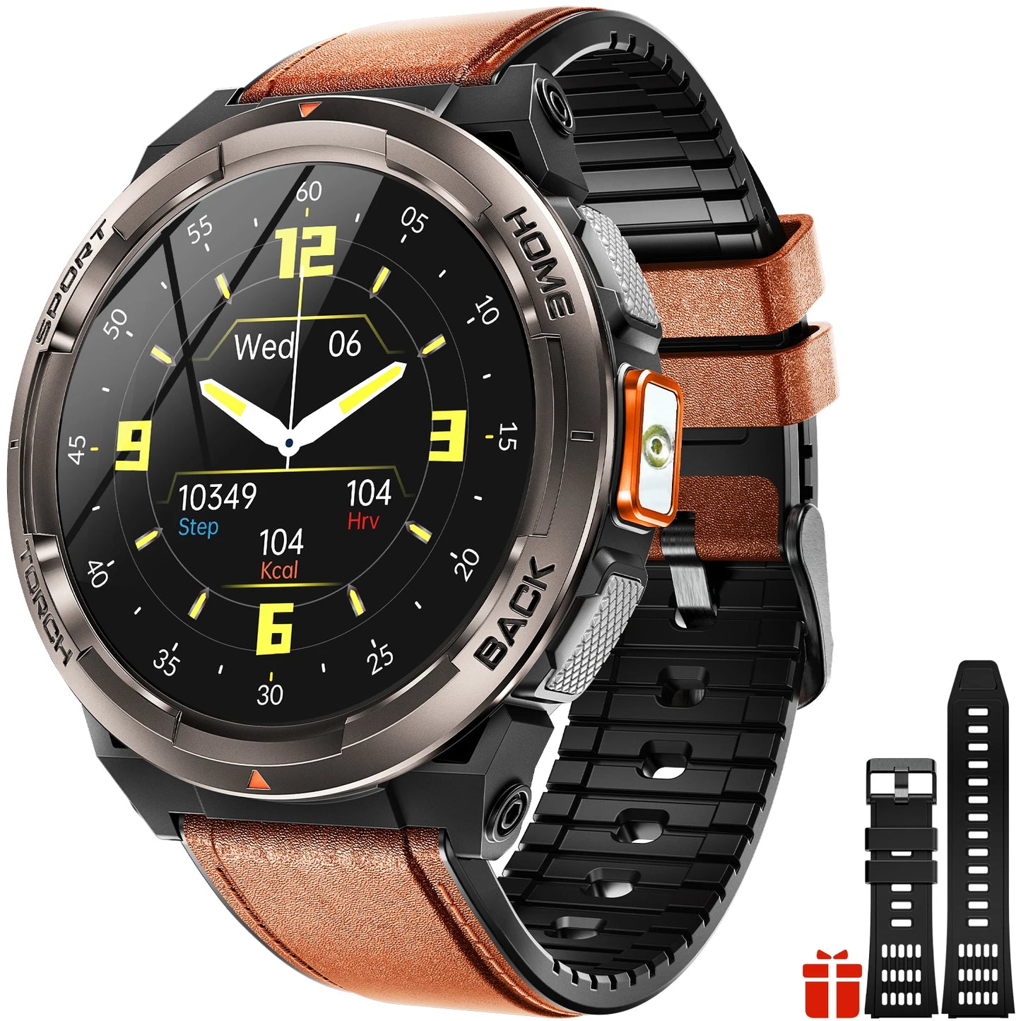 EIGIIS KE5 Smart Watch 3ATM Waterproof Compass Altimeter Barometer