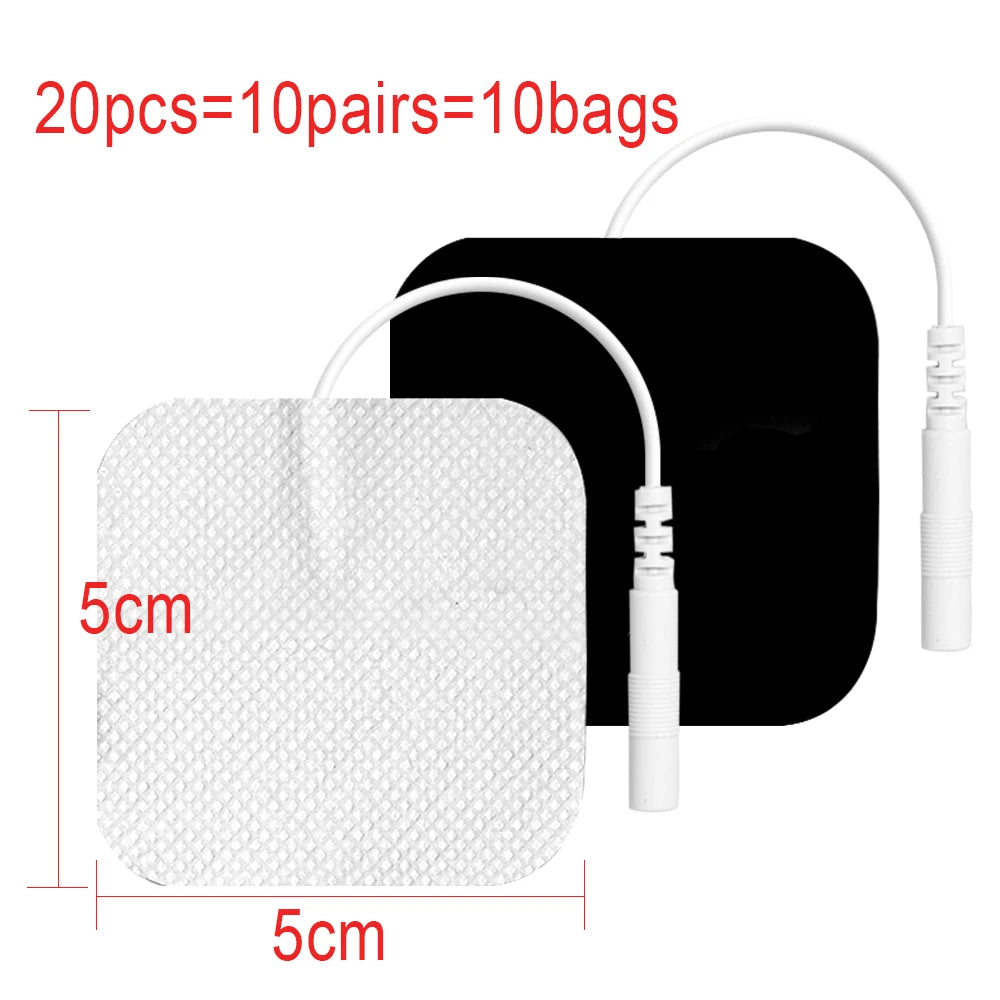 SANPKON Tens Muscle EMS Electrodes Patches for Body Therapy