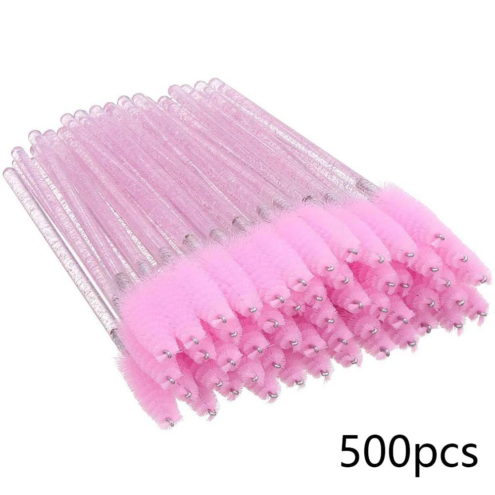 Disposable Lip Eyelash Eyebrow Brush Set 500 Pieces