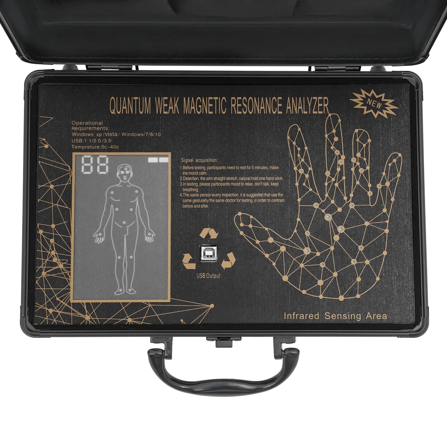 Bymaocar Hand Diagnostic Tester Health Analysis Device