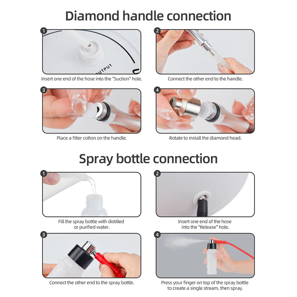 Foreverlily Diamond Microdermabrasion Machine Water Spray Exfoliation