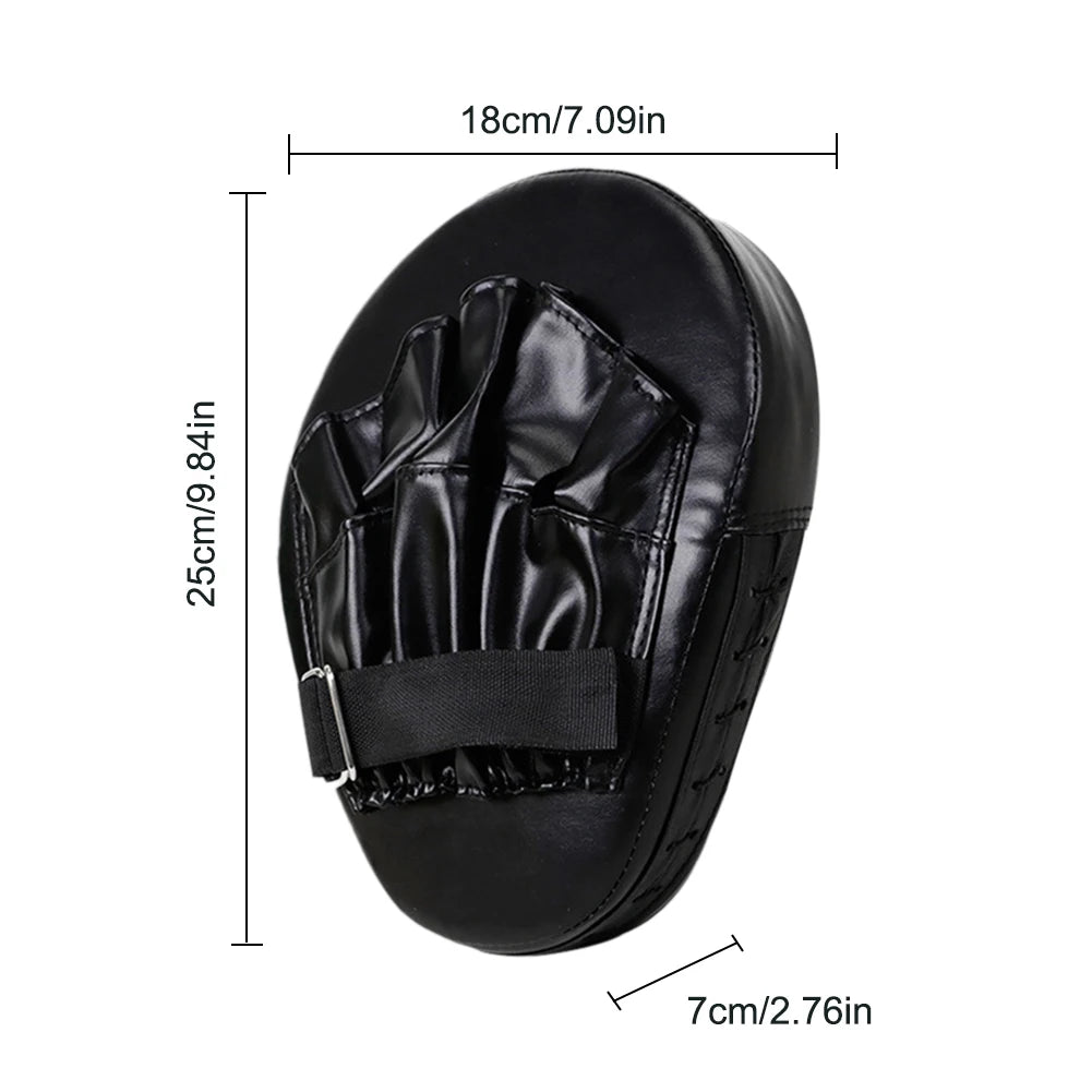 PU Leather Curved Boxing Hand Target For Martial Arts Training