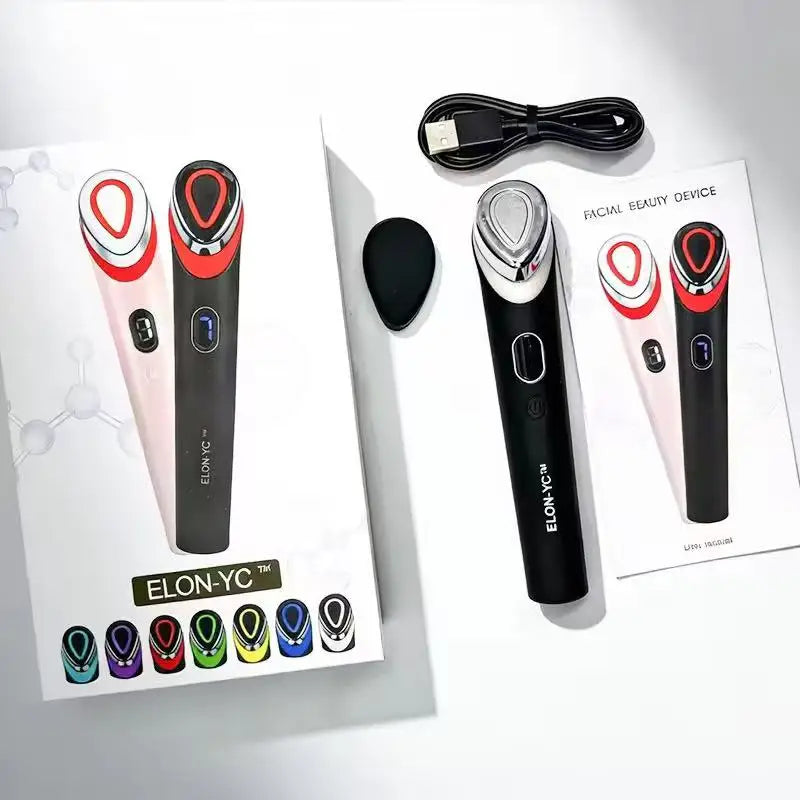 7 Colors EMS Face Massager Microcurrent Beauty Device For Skin