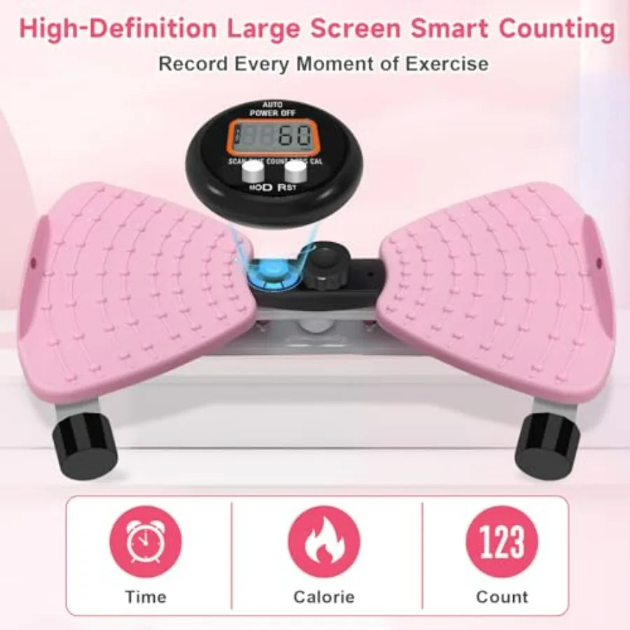 Waist Twister Machine With Digital Display Adjustable Ab Twister Board