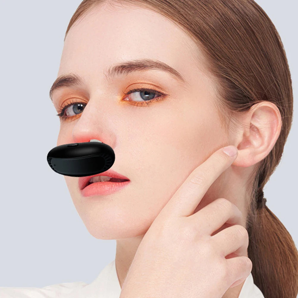 Cordless Red Light Nasal Therapy Device For Rhinitis Relief And Ventilation