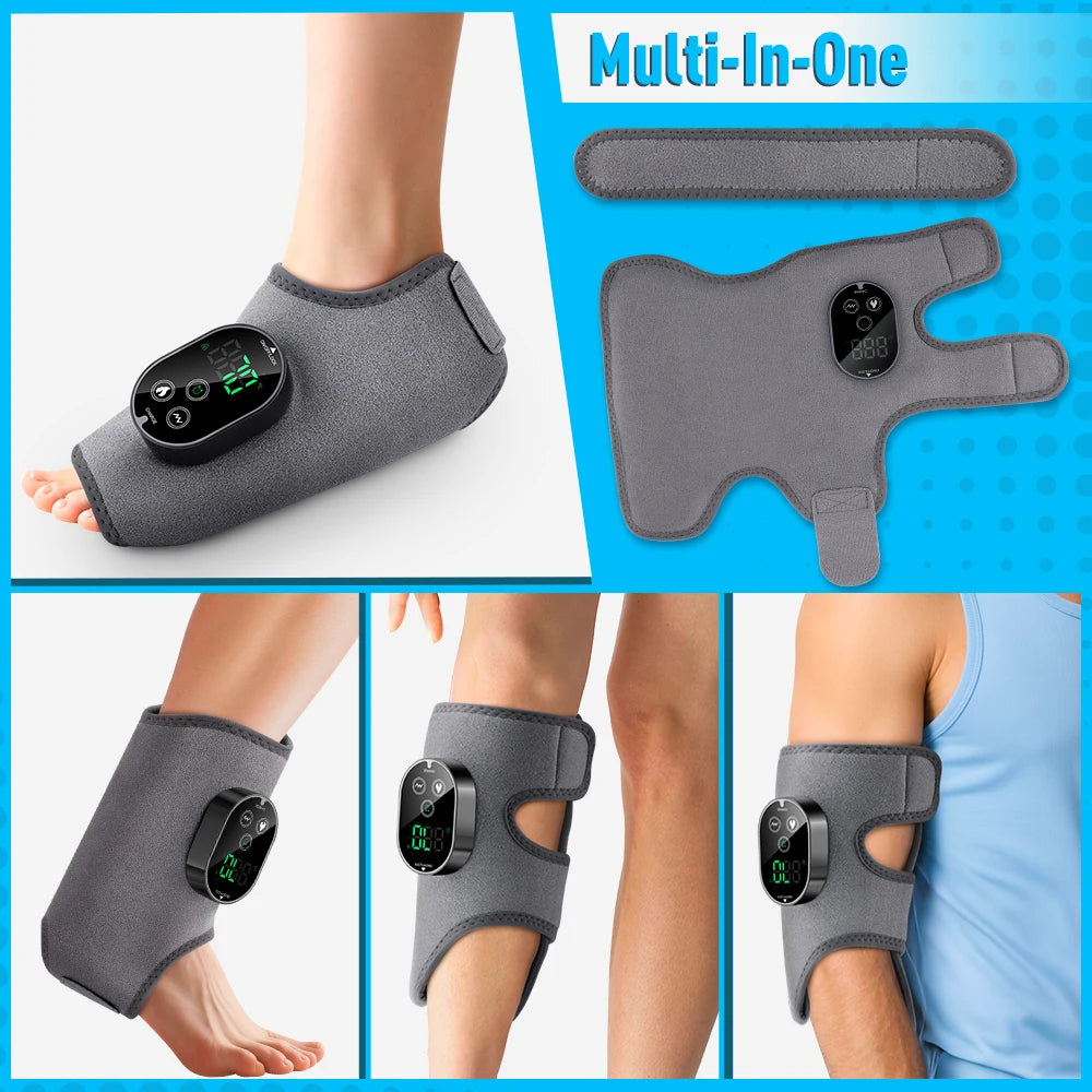 Hailicare Electric Foot Ankle Massager With Heating And Vibration