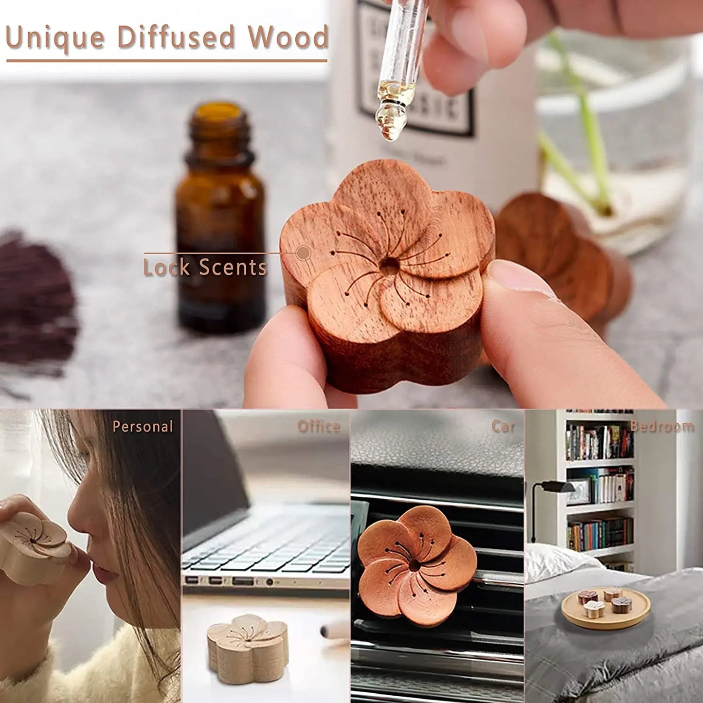 PHATOIL 12pc Gift Box Essential Oils Set For Diffusers