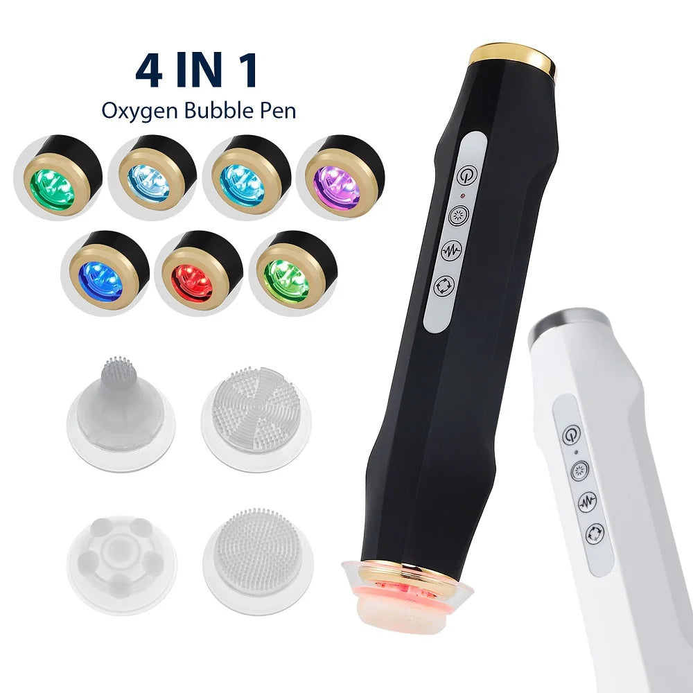 Foreverlily CO2 Bubble Facial Machine Portable Oxygen Spa Device