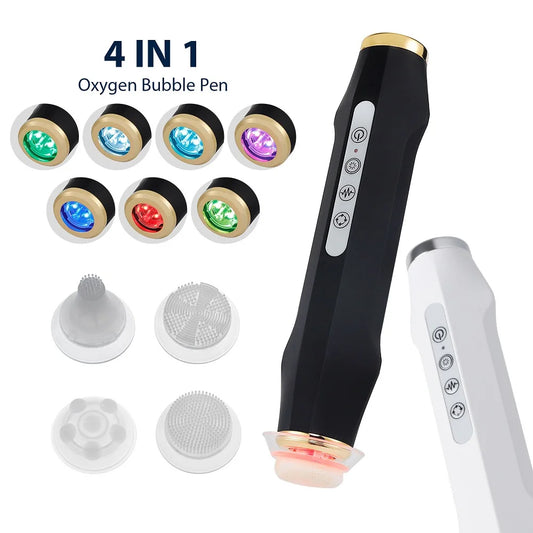 Foreverlily CO2 Bubble Facial Machine Portable Oxygen Spa Device