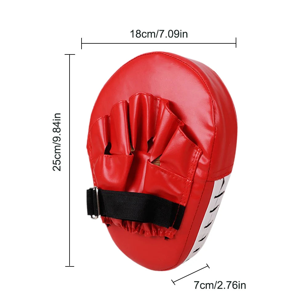 PU Leather Curved Boxing Hand Target For Martial Arts Training
