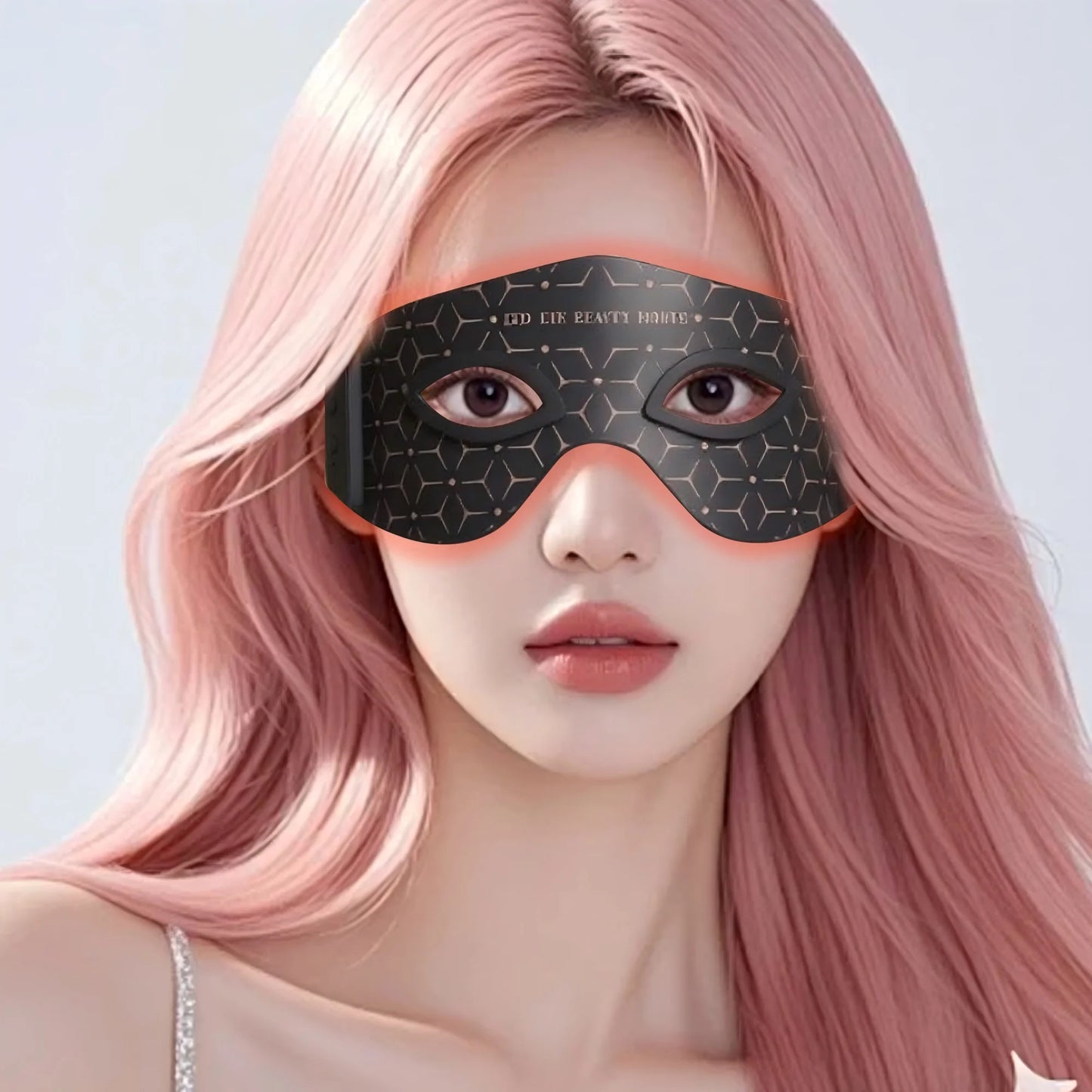 Wireless Red Light Therapy Eye Mask Infrared 5 Modes Rechargeable