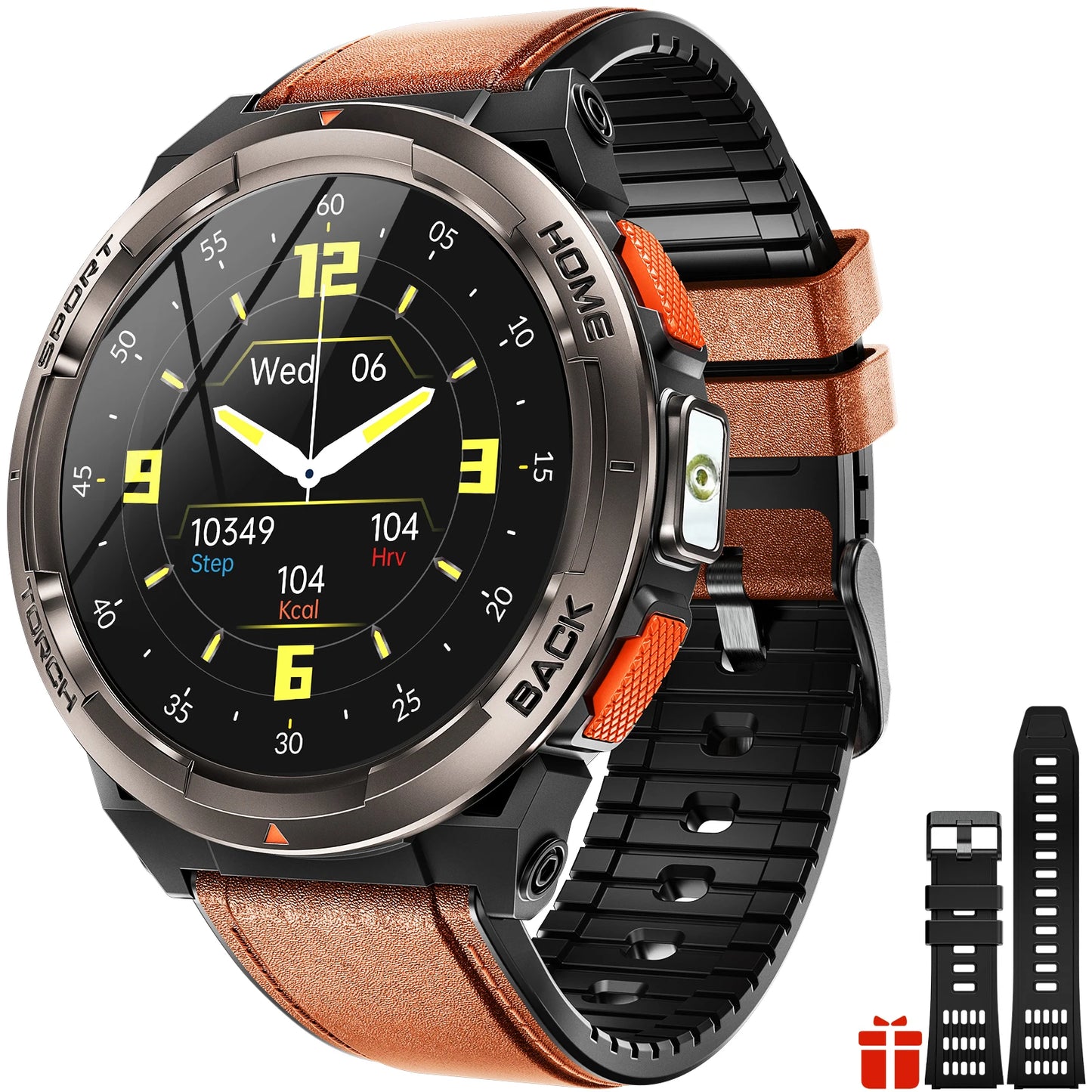 EIGIIS KE5 Smart Watch 3ATM Waterproof Compass Altimeter Barometer