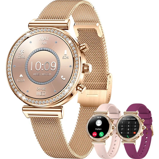 INNOFOVO Ladies Smartwatch With Calls And Messages For Phones