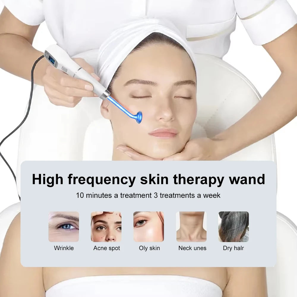 Yuet Win High Frequency Glass Tube Electrode Wand Skin Rejuvenation