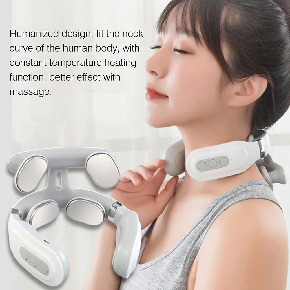 Cervical Massager 16 Modes USB Smart Pulse Heating Neck Massager