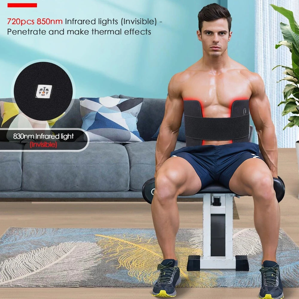 Red Light Therapy Pad Infrared LED Back Massager Belt