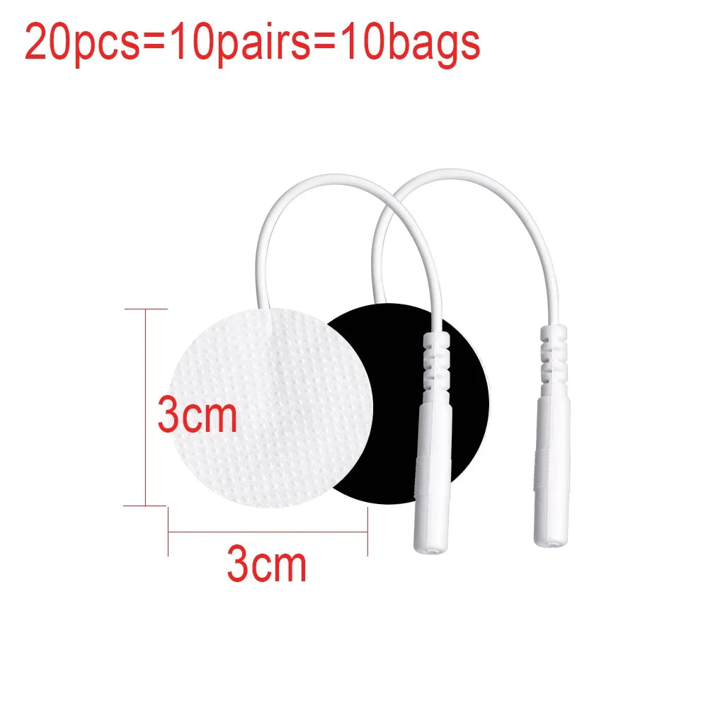 SANPKON Tens Muscle EMS Electrodes Patches for Body Therapy