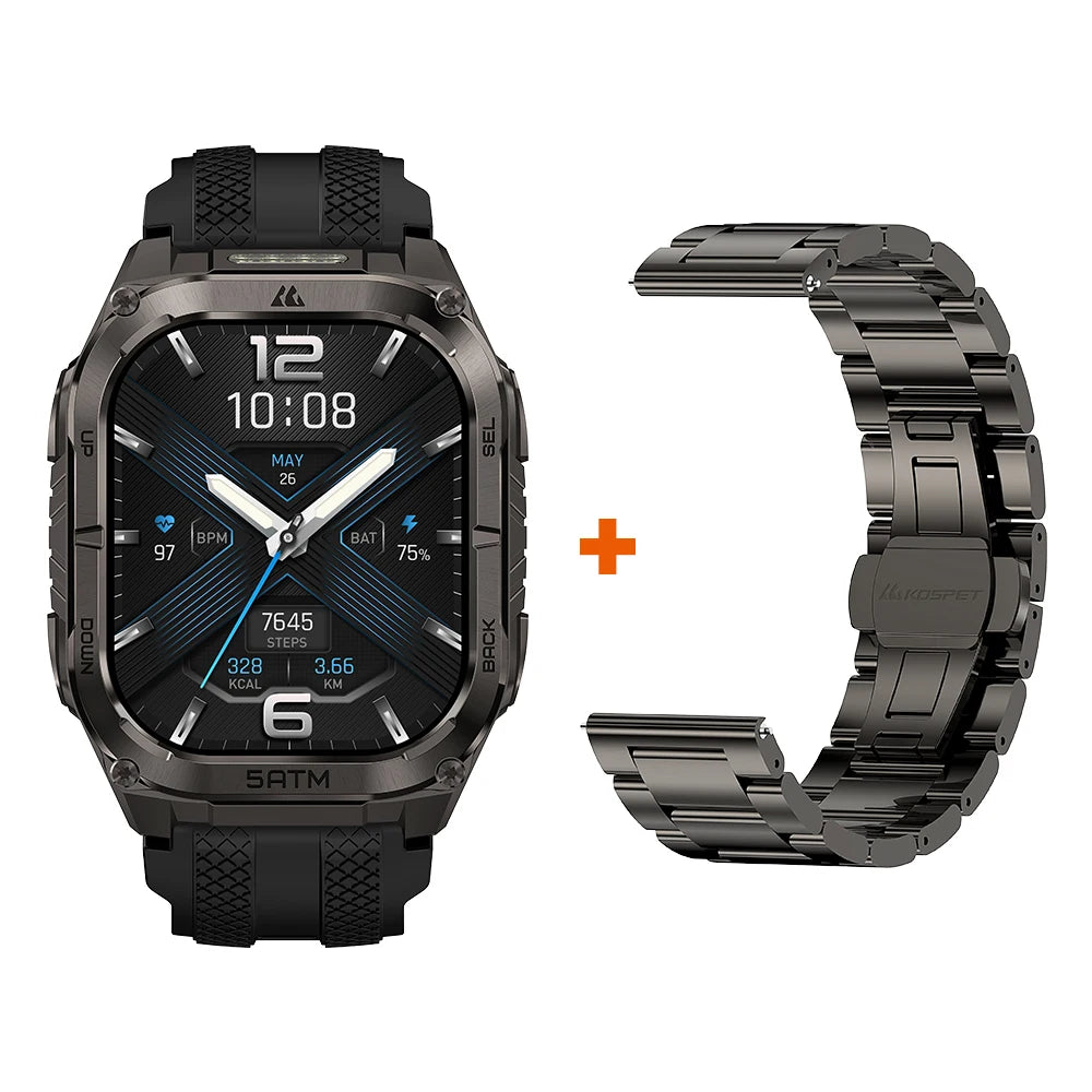 Kospet Tank M4C GPS Smartwatch Men Military Grade Waterproof