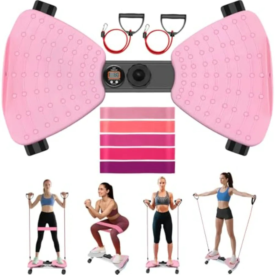 Waist Twister Machine With Digital Display Adjustable Ab Twister Board