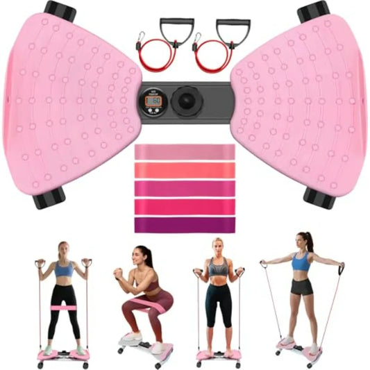 Waist Twister Machine With Digital Display Adjustable Ab Twister Board