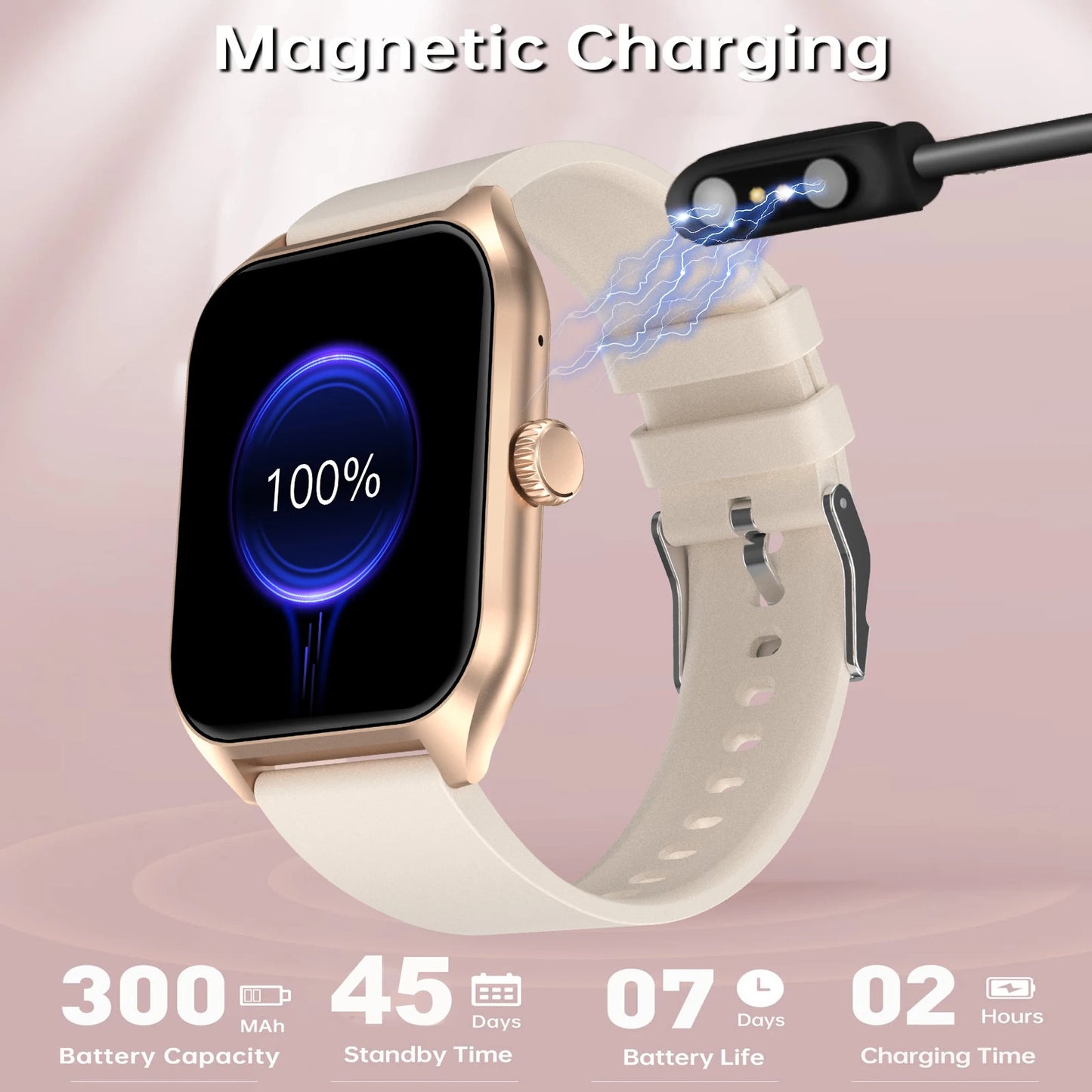 LIVLOVCP AI Voice Assistant Smart Watch For Men And Women