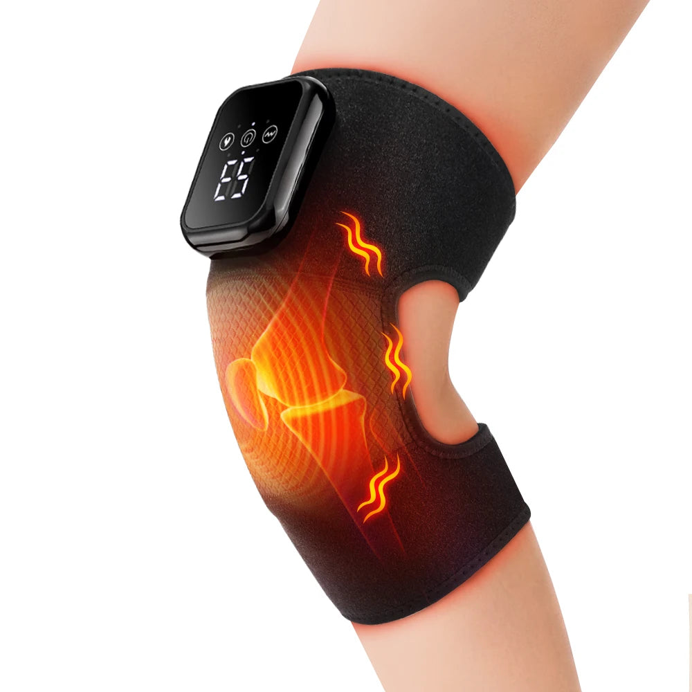 AFDEAL Electric Heated Knee Massage Pad for Joint Therapy