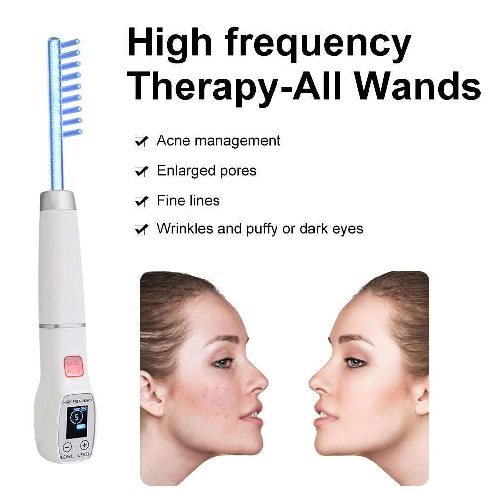 Yuet Win High Frequency Glass Tube Electrode Wand Skin Rejuvenation