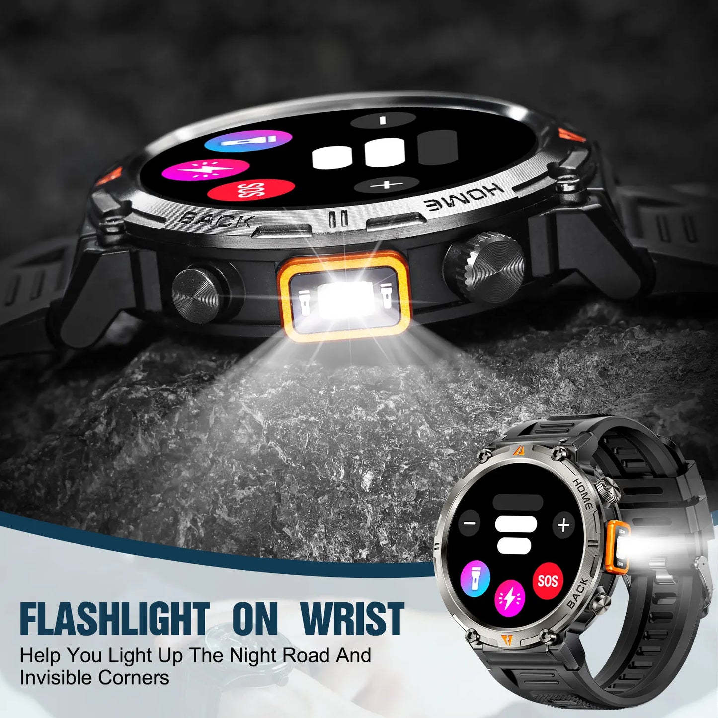 EIGIIS Bluetooth Call Smartwatch For Men Full Touch Heart Rate