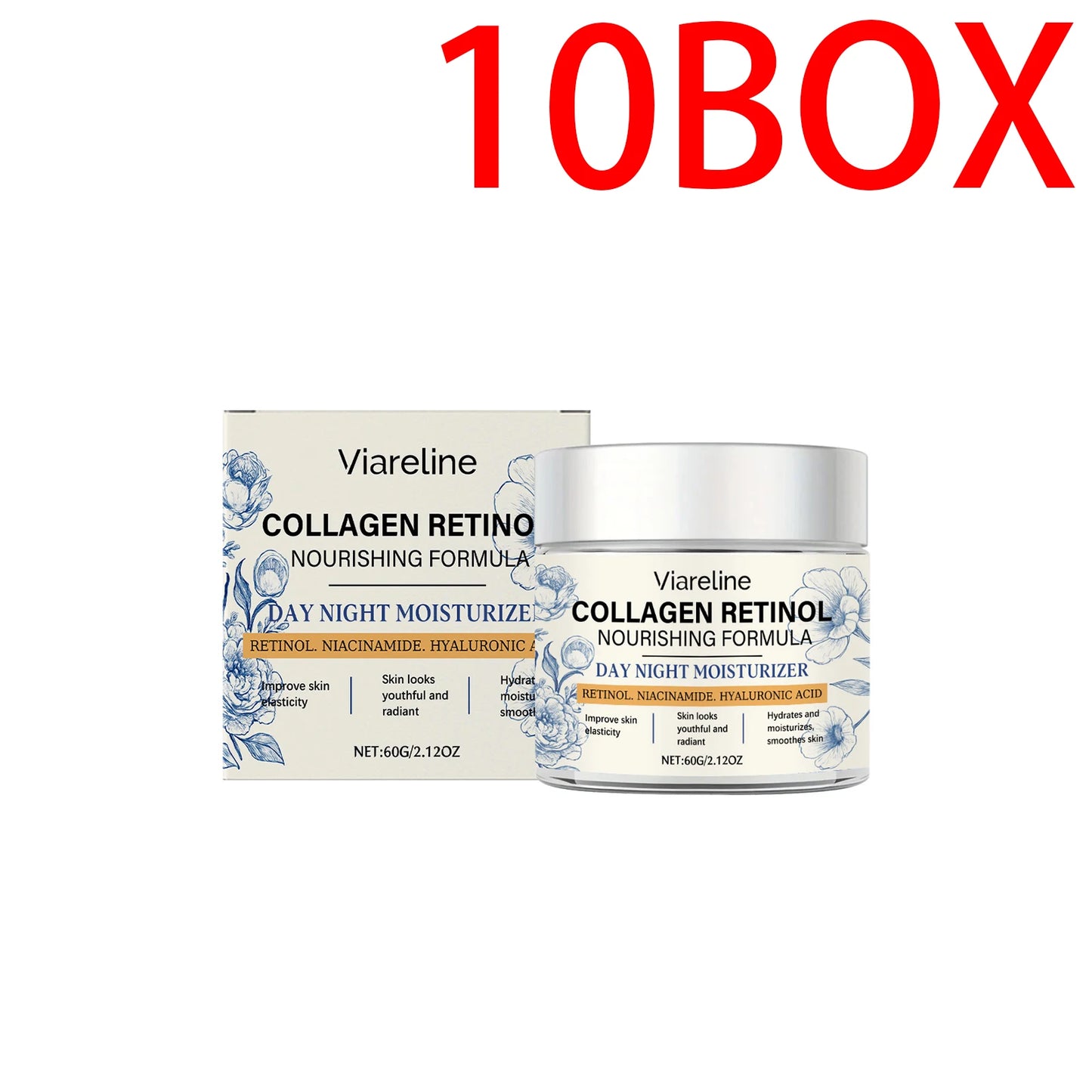 Viareline Retinol Moisturizing Cream With Hyaluronic Acid
