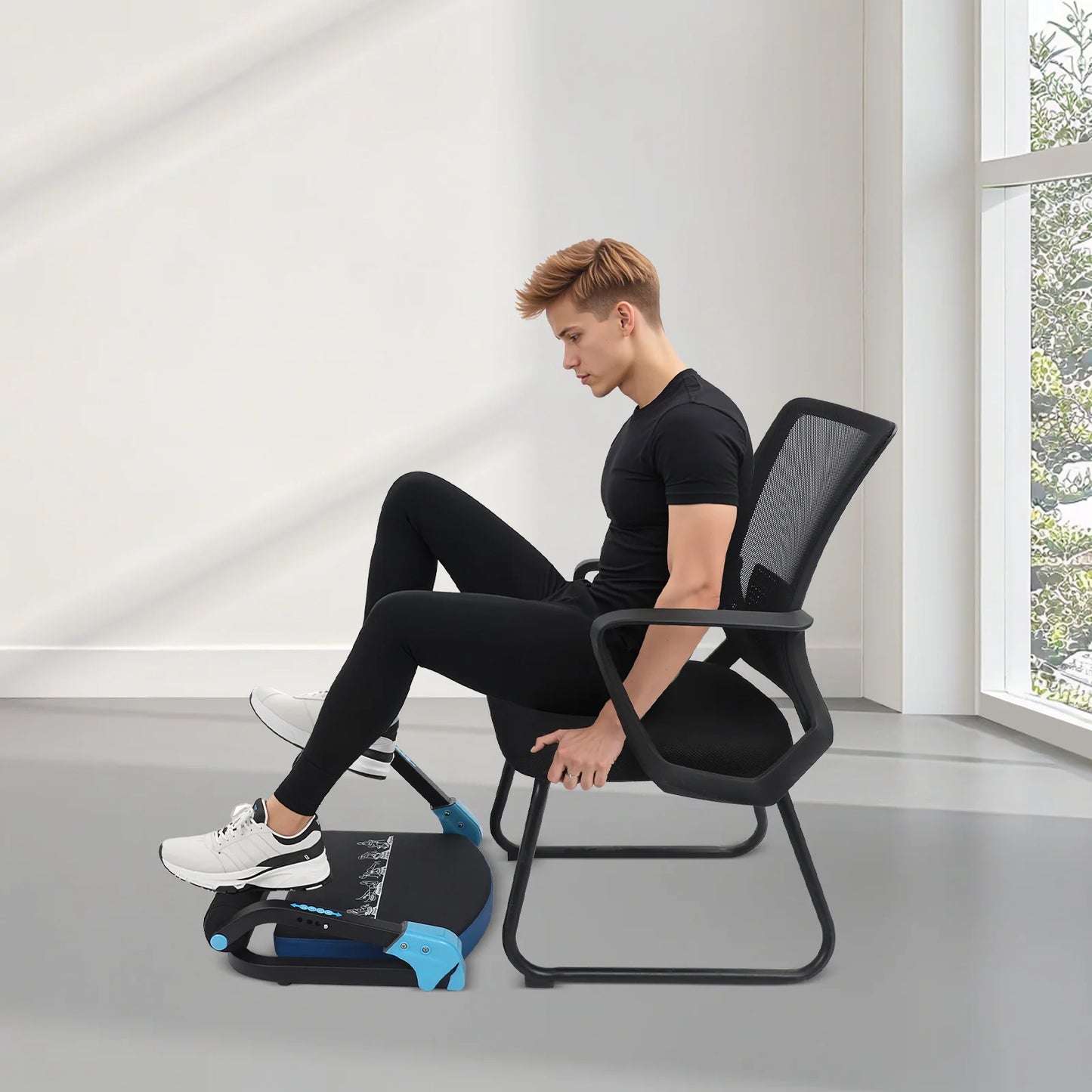 Abdominal Trainer And Sit Up Machine With Adjustable Resistance Foldable