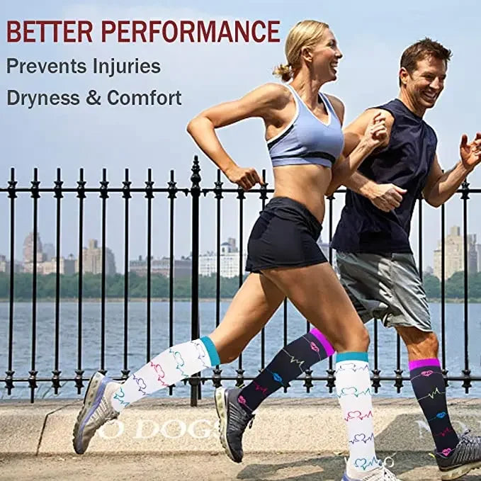 Compression Socks For Men And Women Edema Diabetes Varicose Veins Sport Outdoor