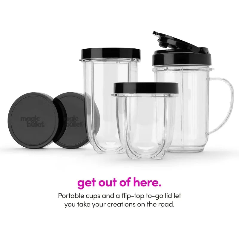 Magic Bullet Blender 11 Piece Set Lightweight Compact Kitchen Appliance
