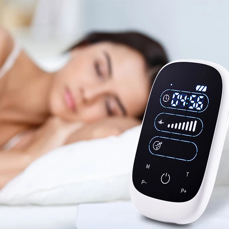 ATANG CES Insomnia Therapy Device Ear Clip Cranial Stimulation Sleep Aid