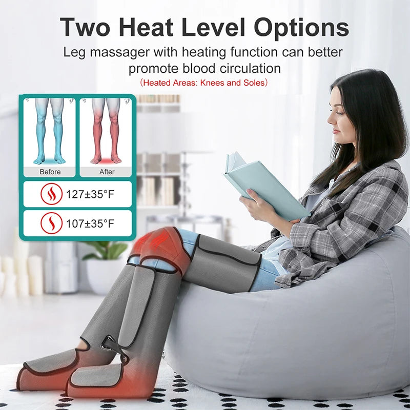 Nekteck Foot Air Pressure Leg Massager Shiatsu Massage Calf Thigh