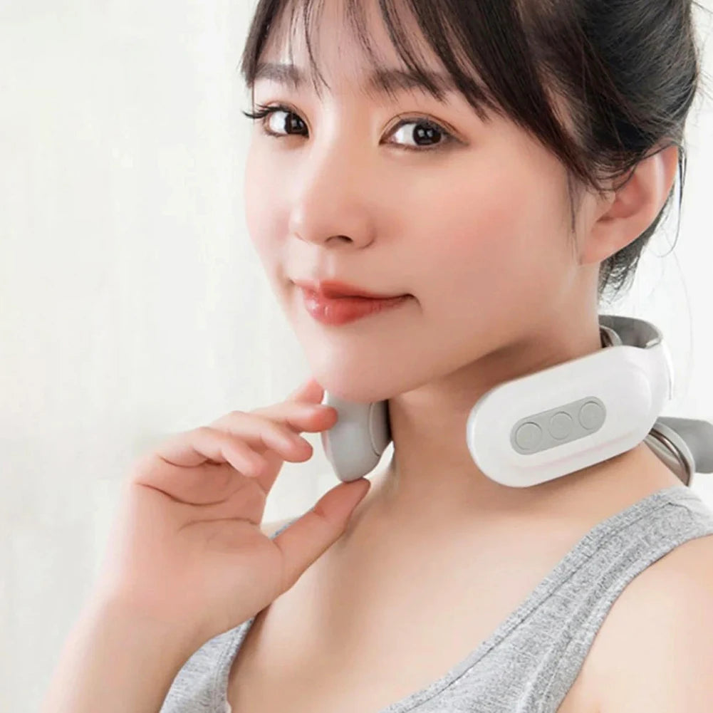 Cervical Massager 16 Modes USB Smart Pulse Heating Neck Massager