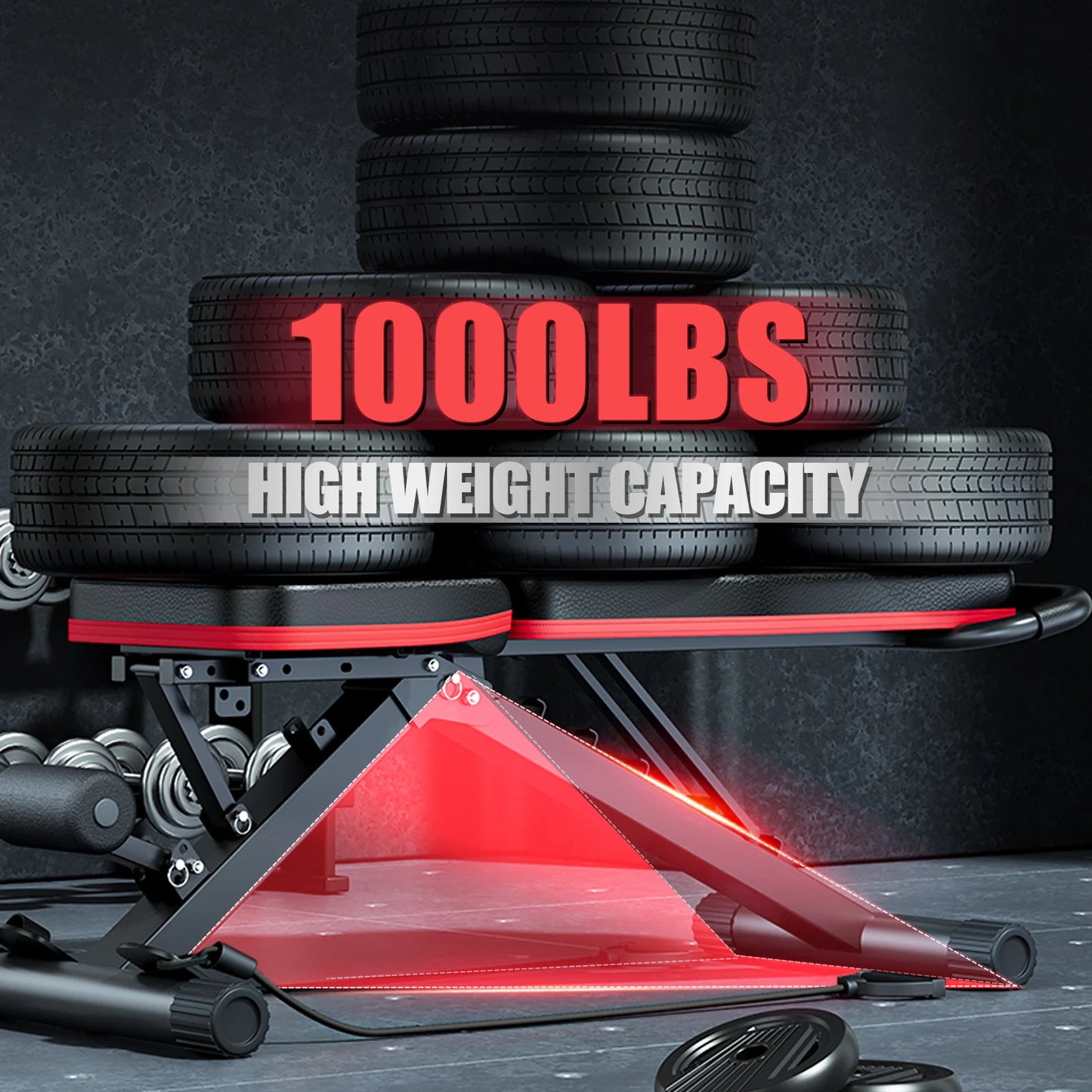 Adjustable Weight Bench Foldable Incline Decline For Home Gym