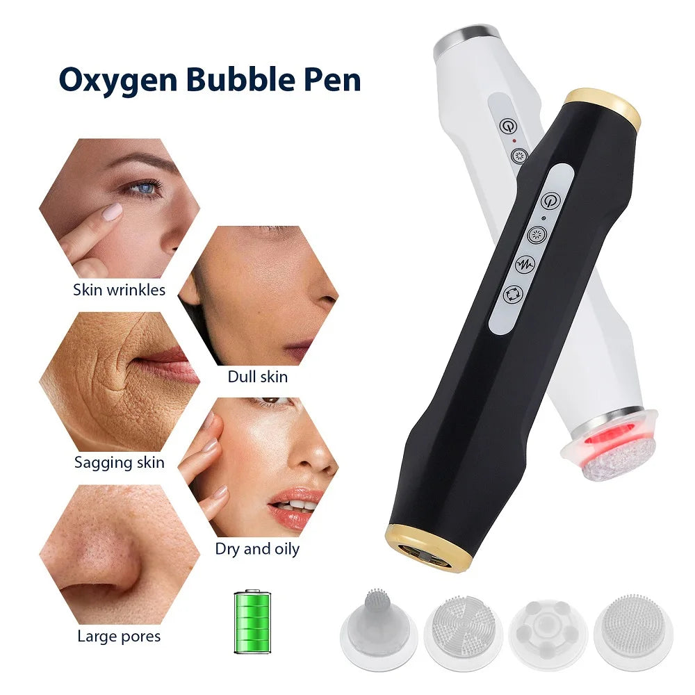 Foreverlily CO2 Bubble Facial Machine Portable Oxygen Spa Device