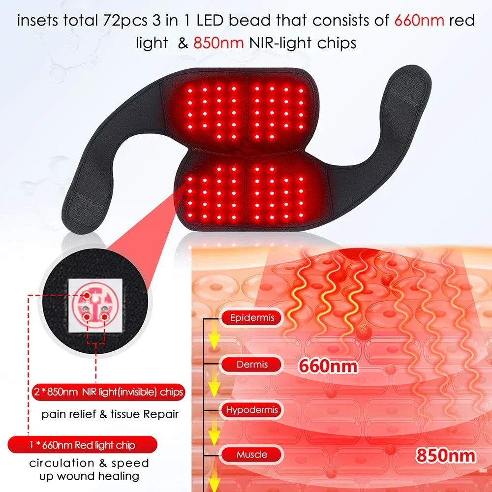Astarexin Red Light Therapy Knee Heating Pad For Pain Relief