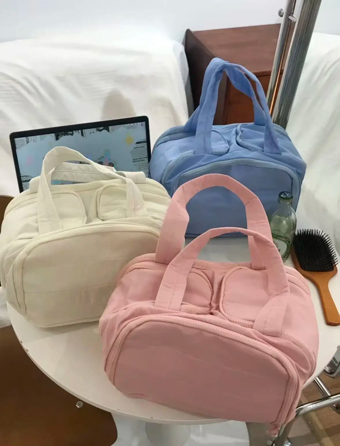 Multi Opening Makeup Bag For Travel And Home Storage