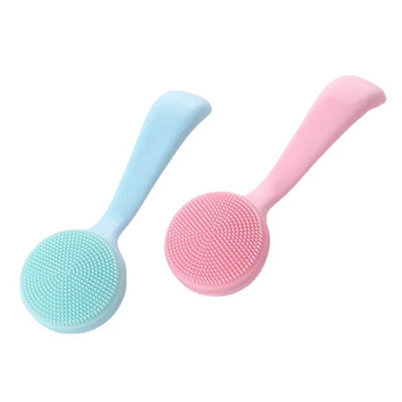 Soft Silicone Facial Cleansing Brush For Makeup Removal And Pore Care