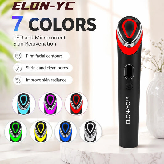 7 Colors EMS Face Massager Microcurrent Beauty Device For Skin