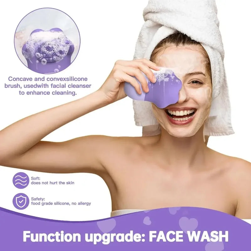 XMSJ Silicone Ice Facial Roller for Face Lifting and Massager