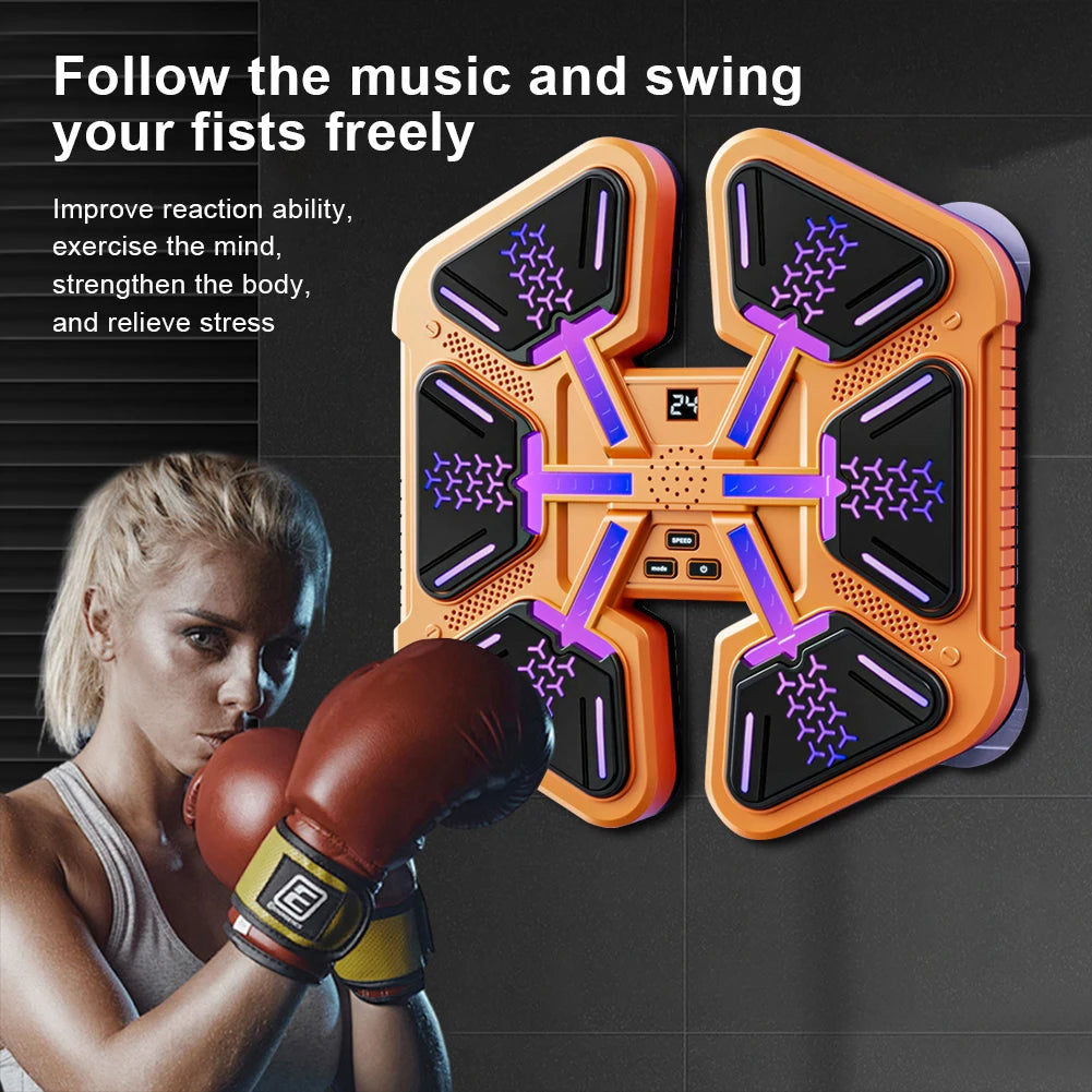 Smart Music Boxing Wall Target Trainer For Home Fitness