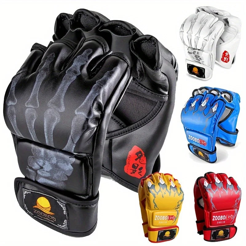 MMA Half-Finger Gloves Unisex for UFC Muay Thai Training Sparring