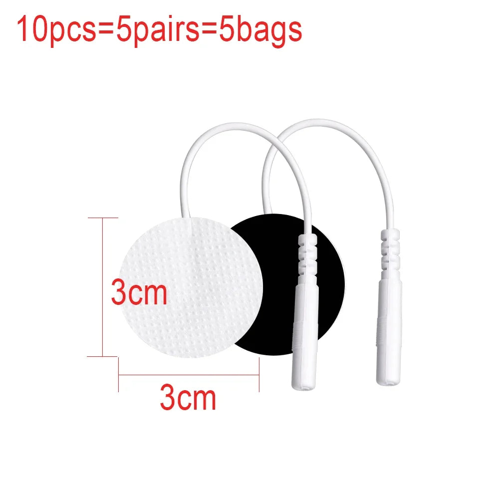 SANPKON Tens Muscle EMS Electrodes Patches for Body Therapy