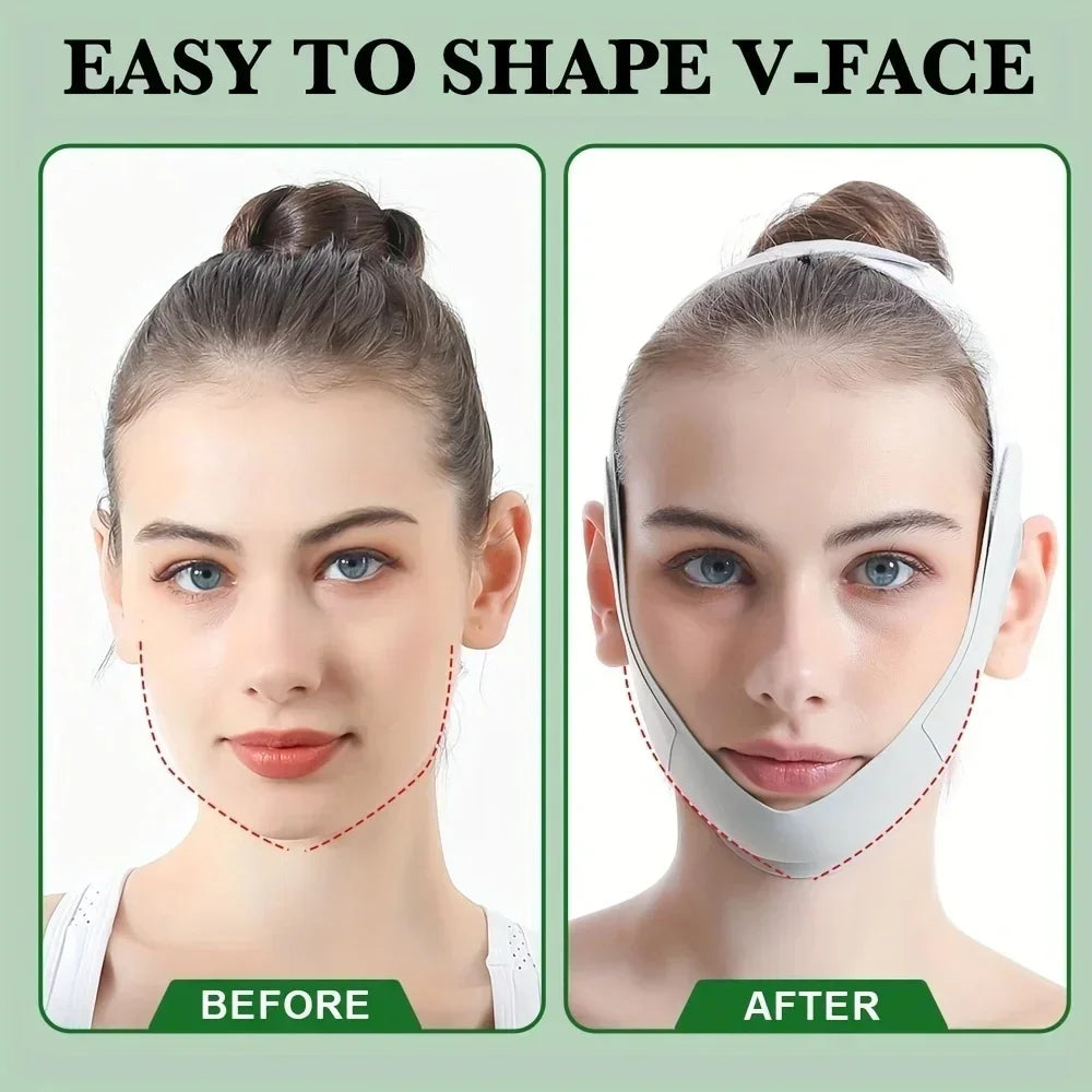 V Shape Face Lift Band Breathable Double Chin Reducer