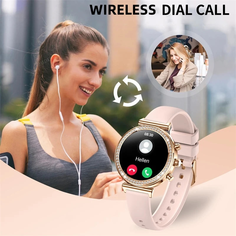 INNOFOVO Ladies Smartwatch With Calls And Messages For Phones
