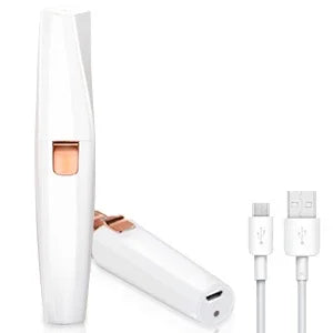 2 in 1 Rechargeable Eyebrow Trimmer LED Light Hair Remover